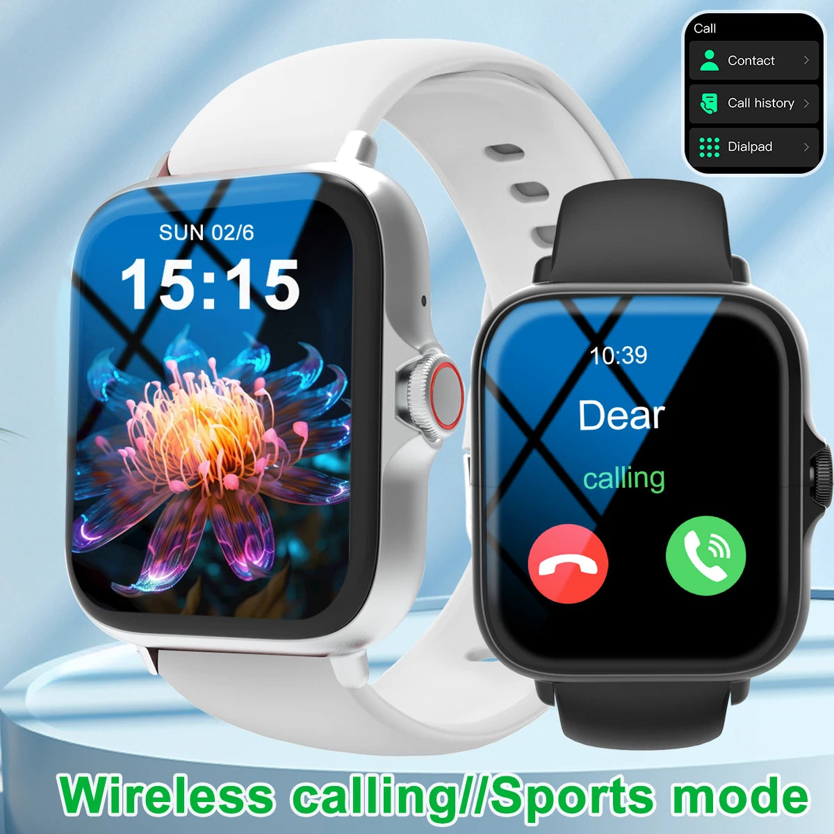 Smart watch compatible with iPhone/android