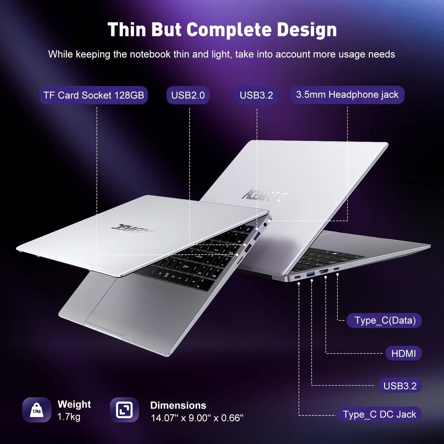 Ultra Slim Laptop Computer