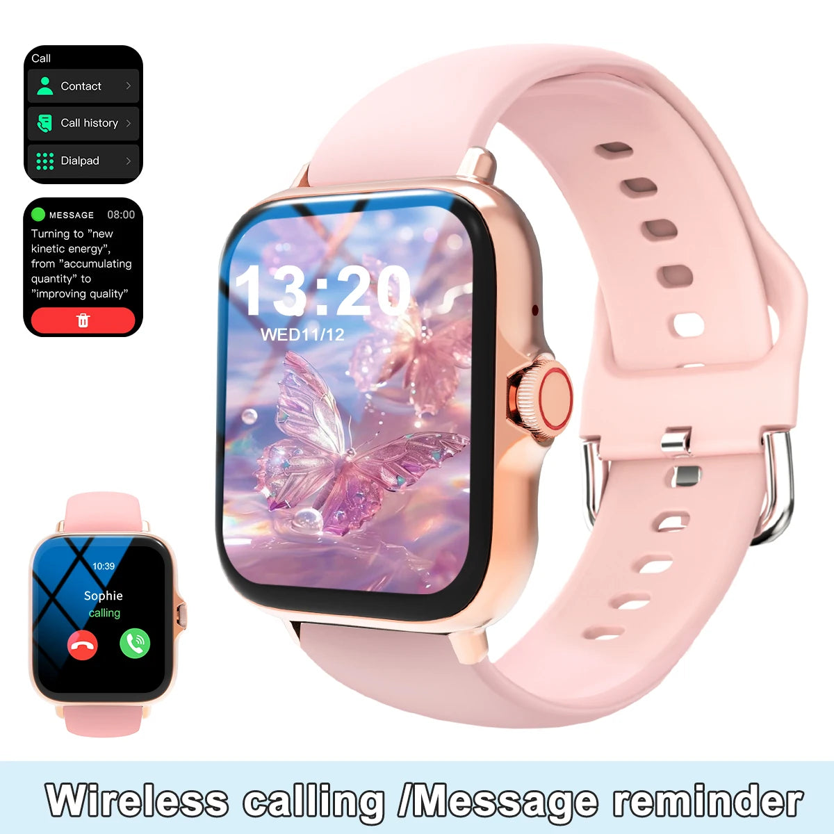 Smart watch compatible with iPhone/android