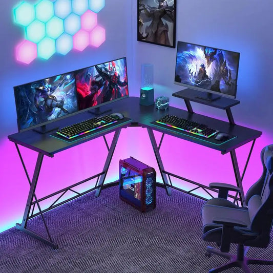 L Shaped Gaming Corner Computer Desk