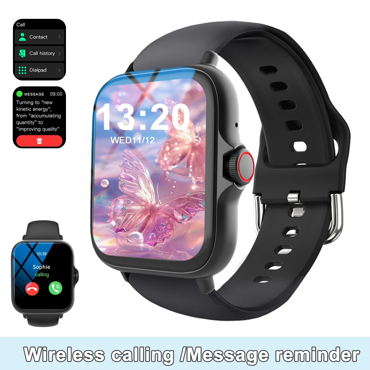 Smart watch compatible with iPhone/android