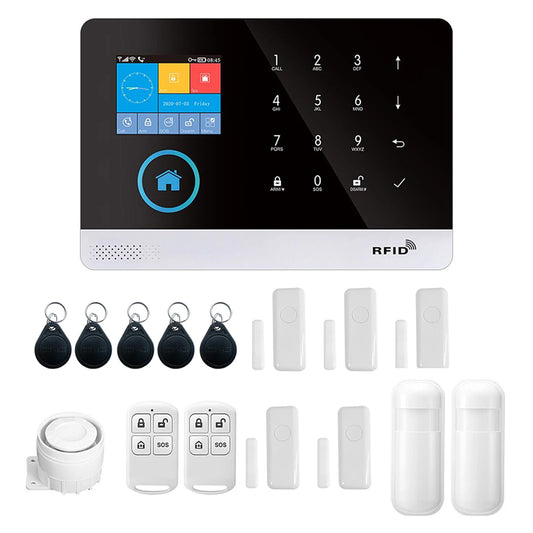 Auto-dial Alarm Security System LCD Display