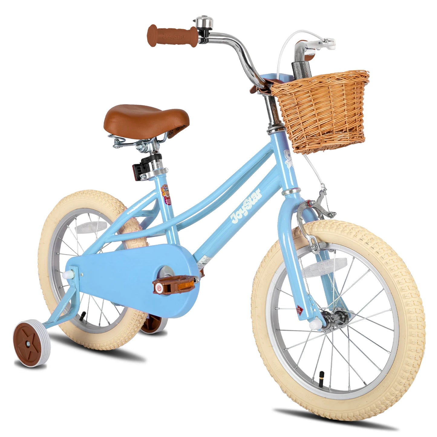 Girls Bike with Training Wheels Retro Style