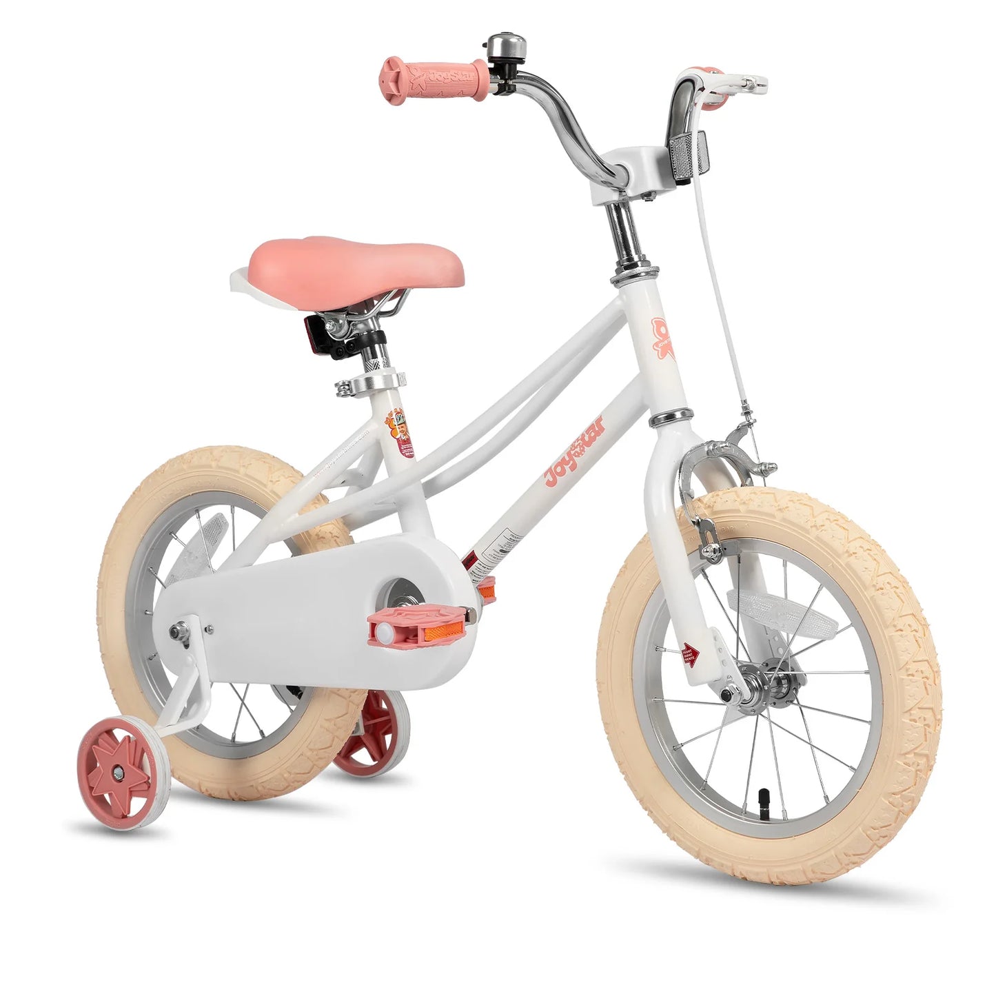 Girls Bike with Training Wheels Retro Style