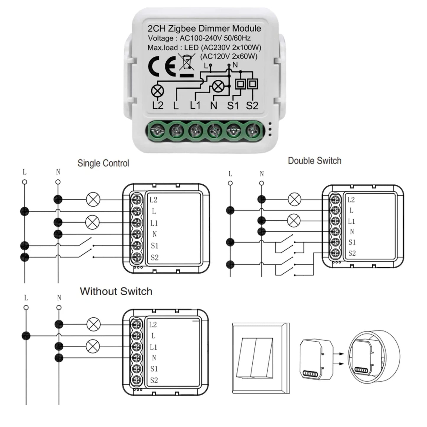 Dimmable  Automation Voice Control Module