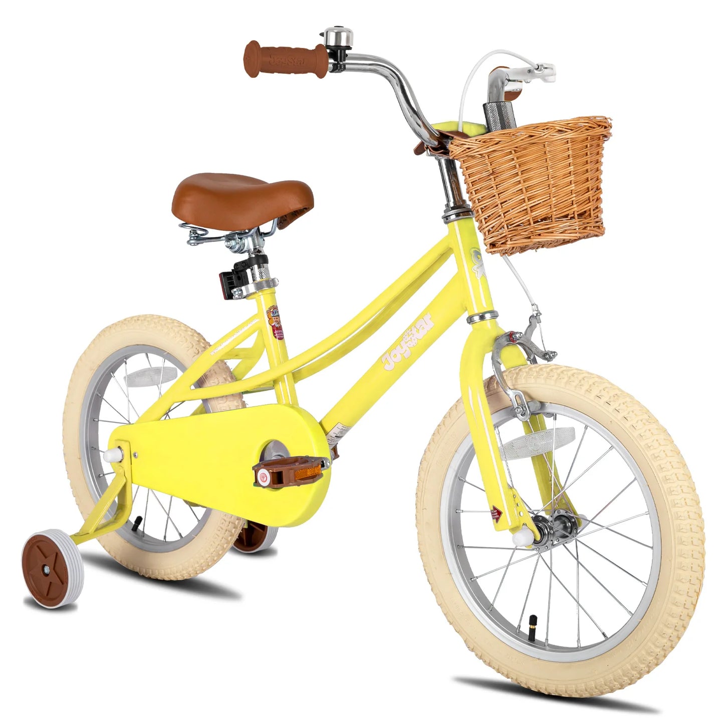 Girls Bike with Training Wheels Retro Style